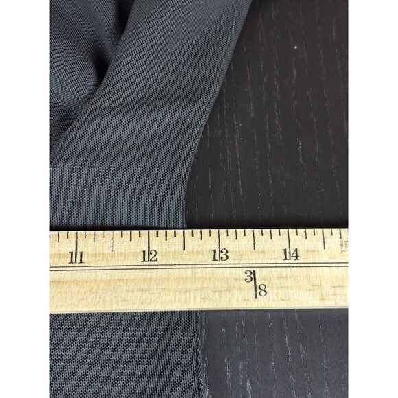 AFRM Kellen Cut Out Dress Black Small Mesh Sheer Long Sleeve Maxi - Picture 5 of 13